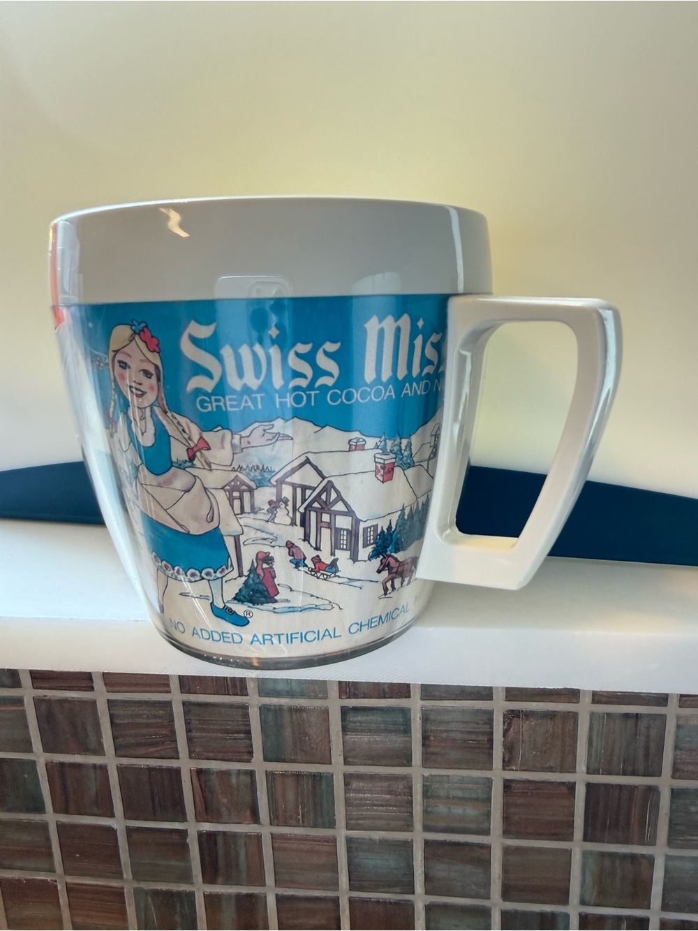 1970’s Swiss Miss West Bend mug, Thermo-Serv